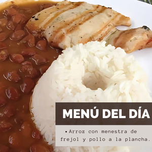 ARROZ MENESTRA Y POLLO